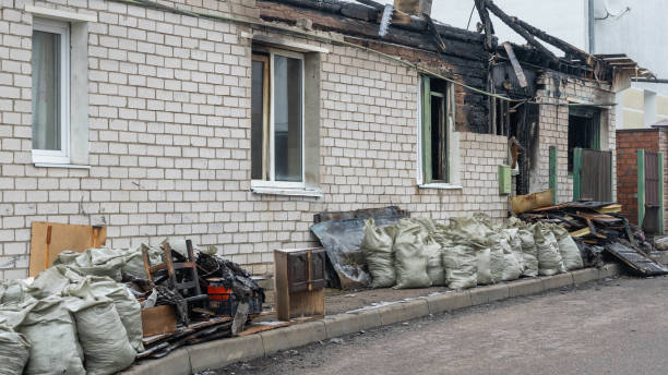 Professional Emergency Fire Cleanup technician working in Annandale, VA